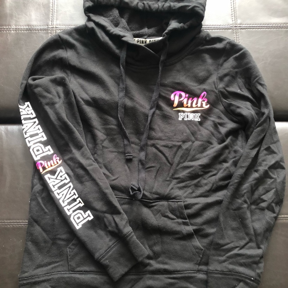 Black Victoria’s Secret PINK sweatshirt. Size XS.
